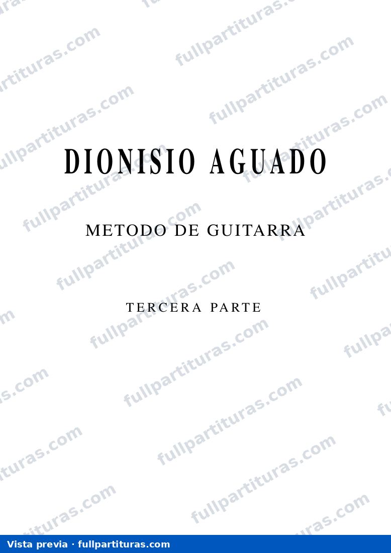 Método de Guitarra: Tercera parte — preview