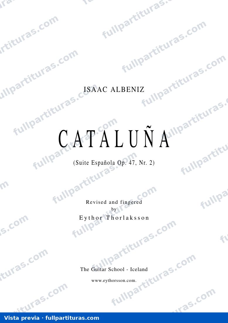 Op. 47: Cataluña — preview