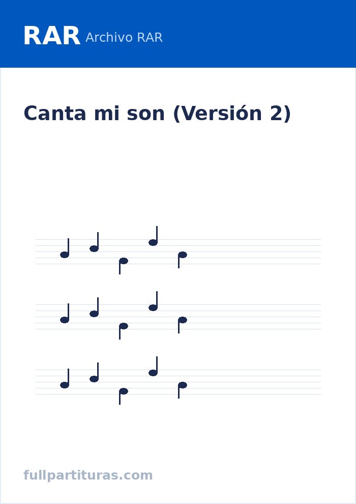 Canta mi son (Versión 2) — preview