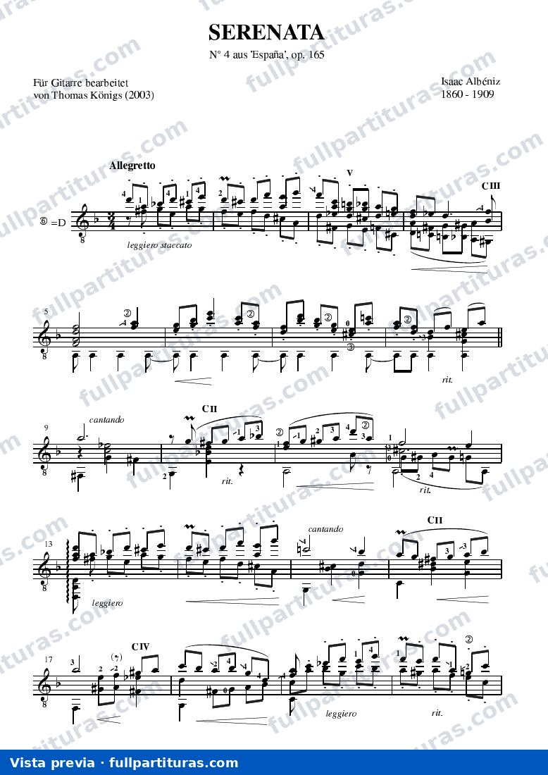 Serenata Op. 165 — preview