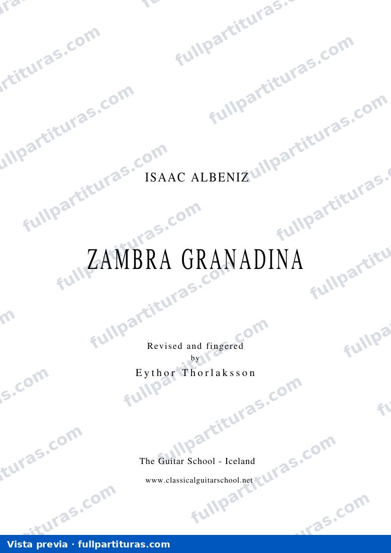 Zambra Granadina — vista previa