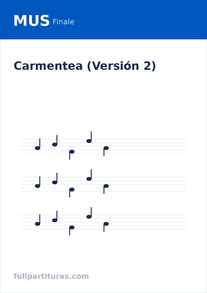 Carmentea (Versión 2) — preview