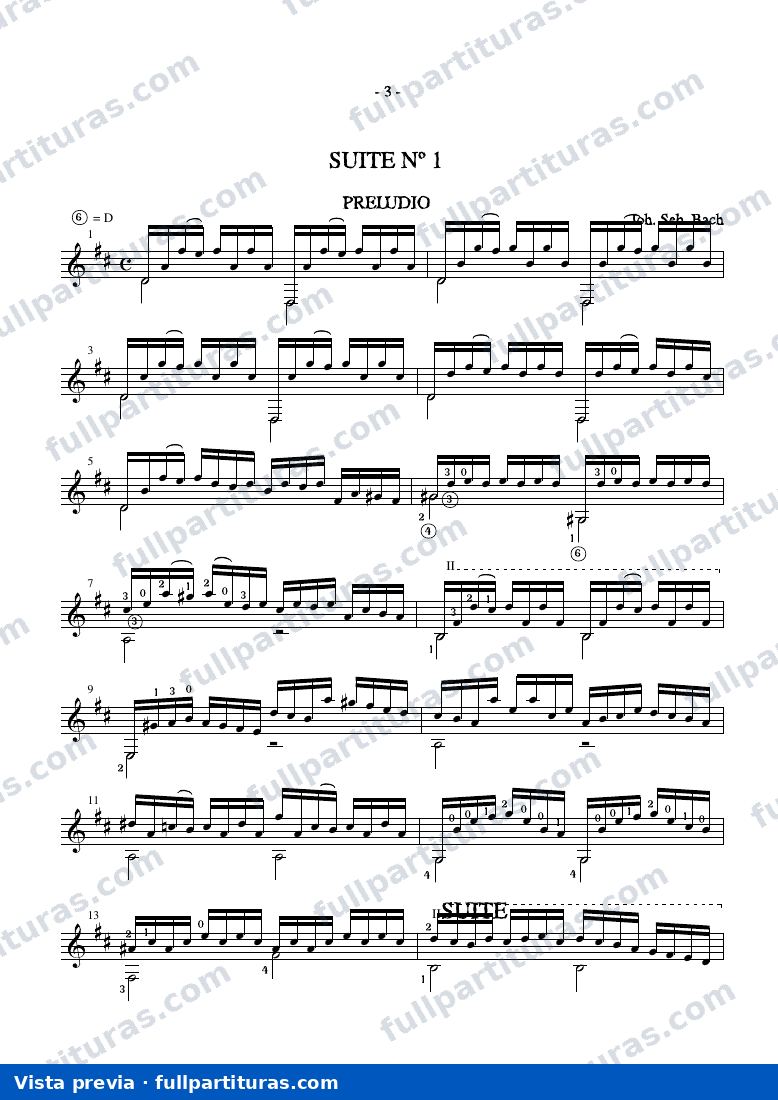 Suite Nº 1 — Vorschau