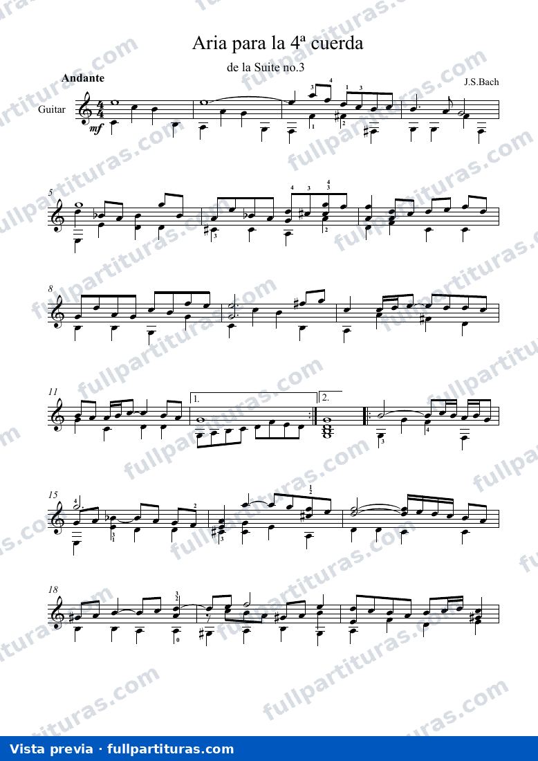Aria para la 4ª cuerda — preview