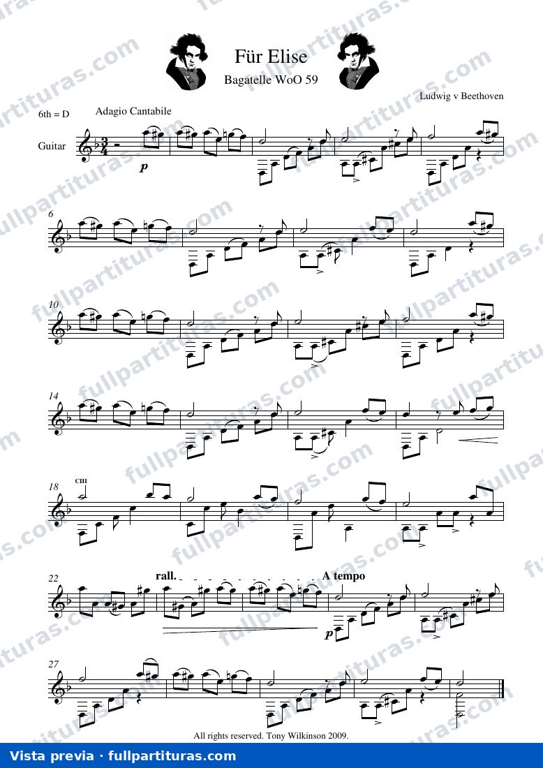 Beethoven: Para Elisa — preview