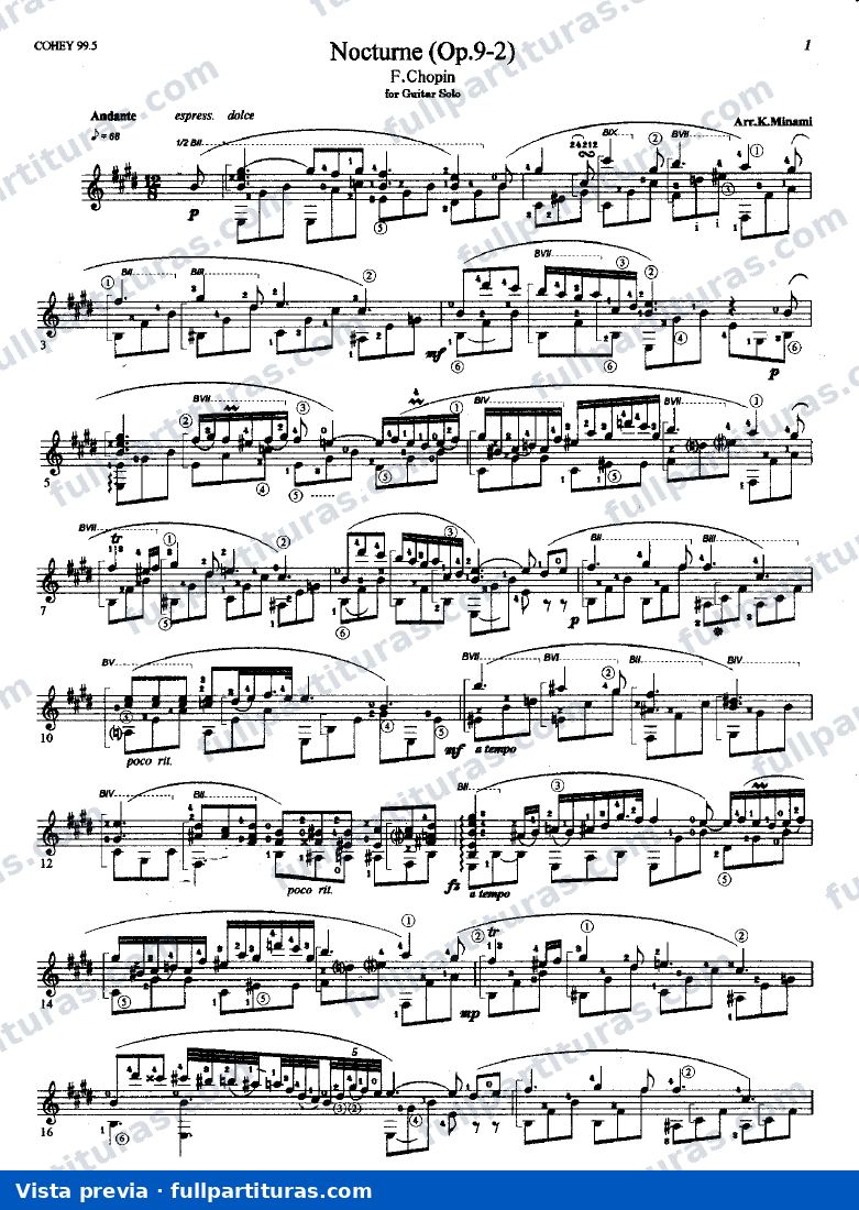 Chopin: Nocturno Nº 2 Op. 9 — preview
