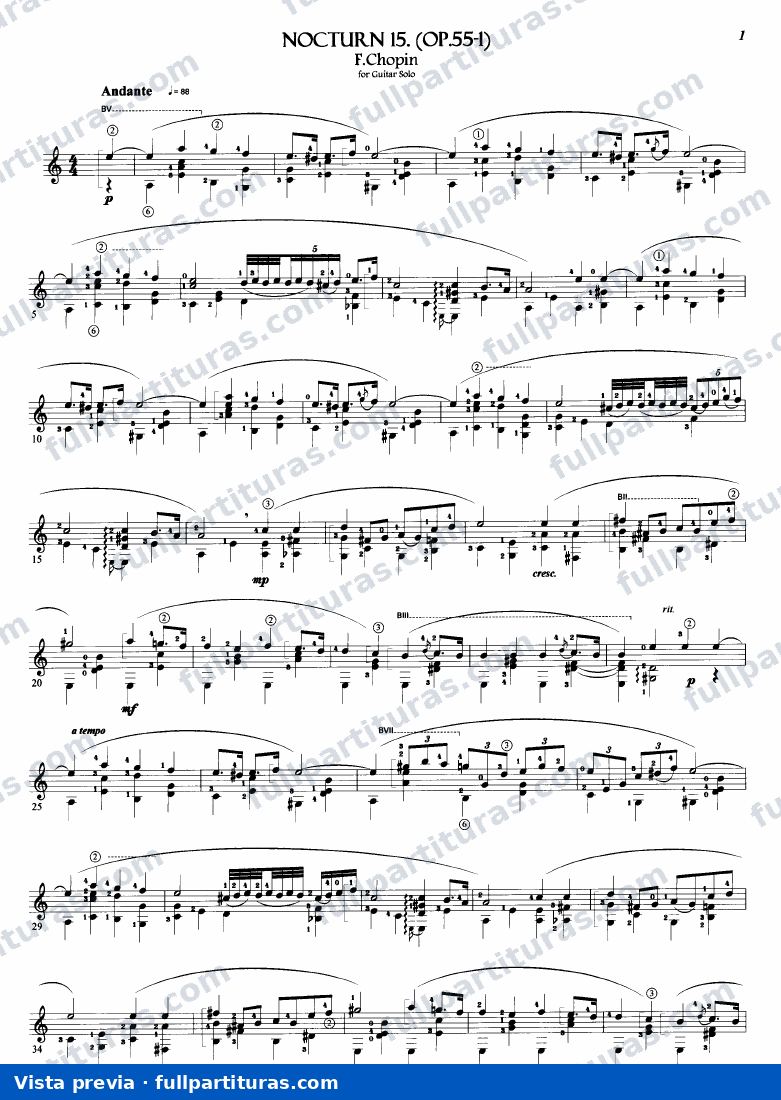 Chopin: Nocturno Nº 15 Op. 55, Nº 1 — vista previa