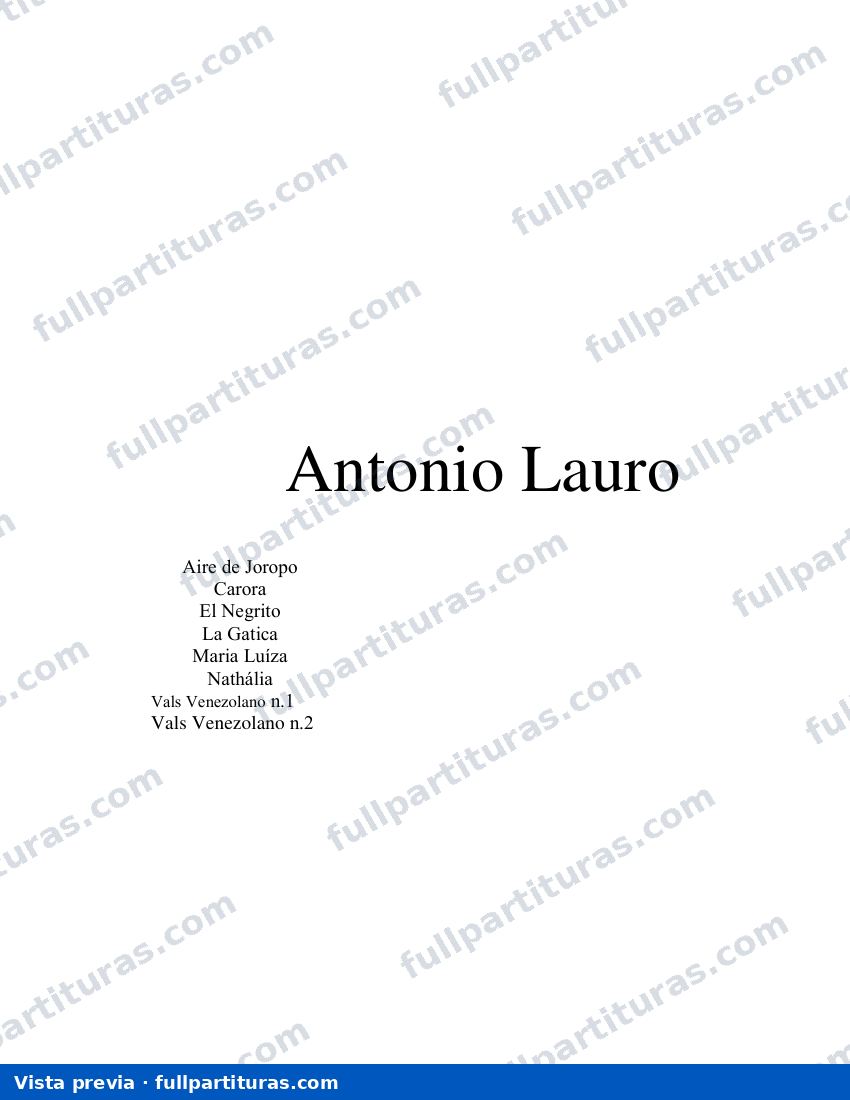 Lauro: Colección de Obras — preview