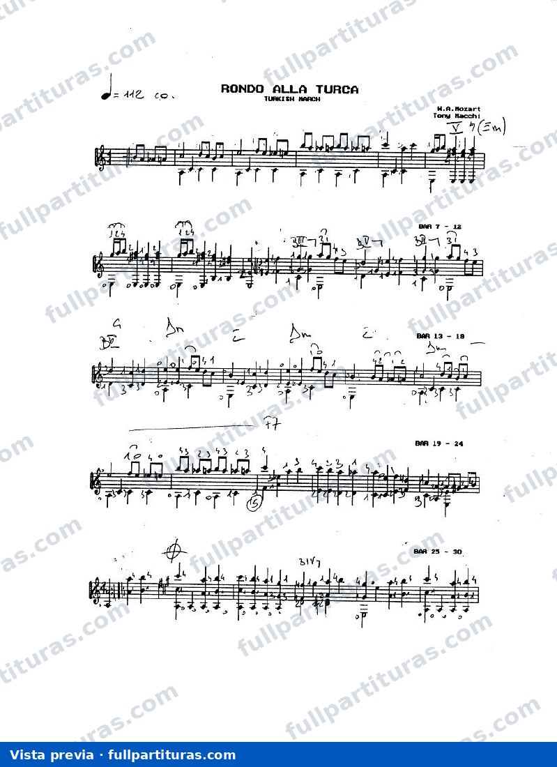 Mozart: Marcha Turca — preview