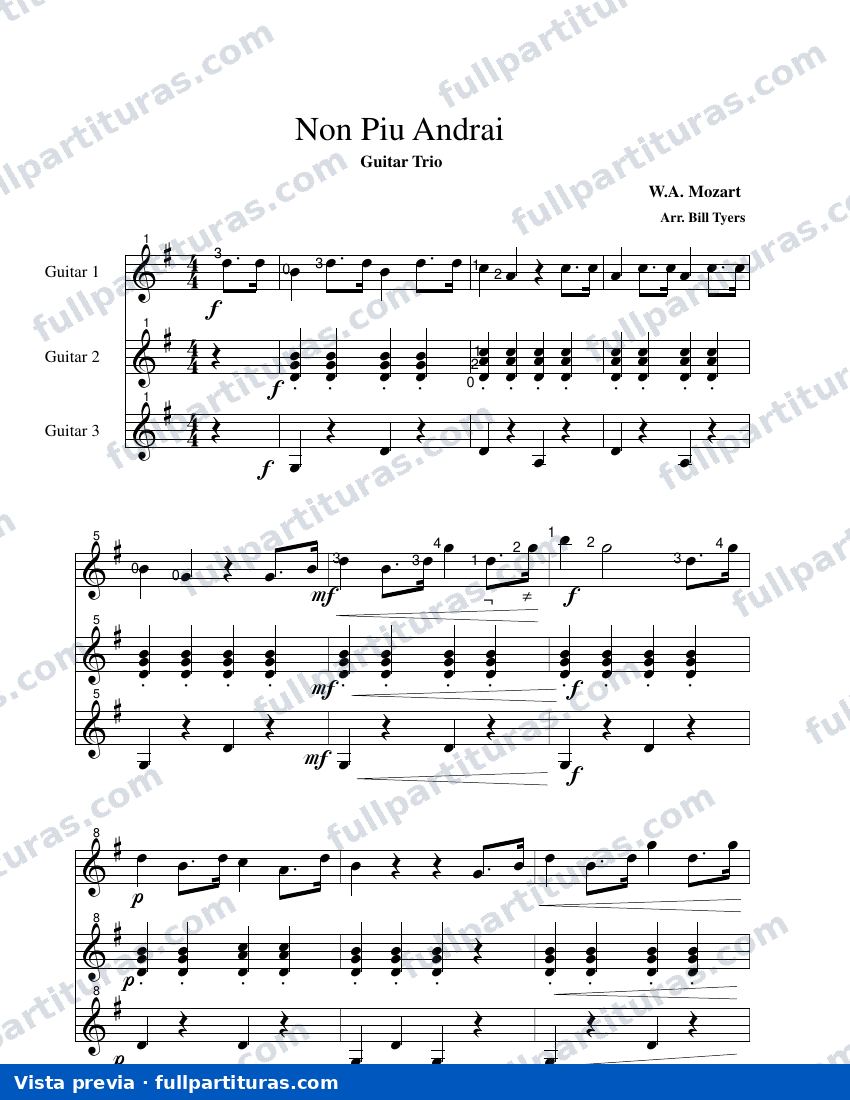 Mozart: Non Piu Andrai — preview