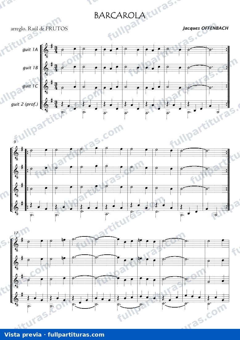 Offenbach: Barcarola — preview