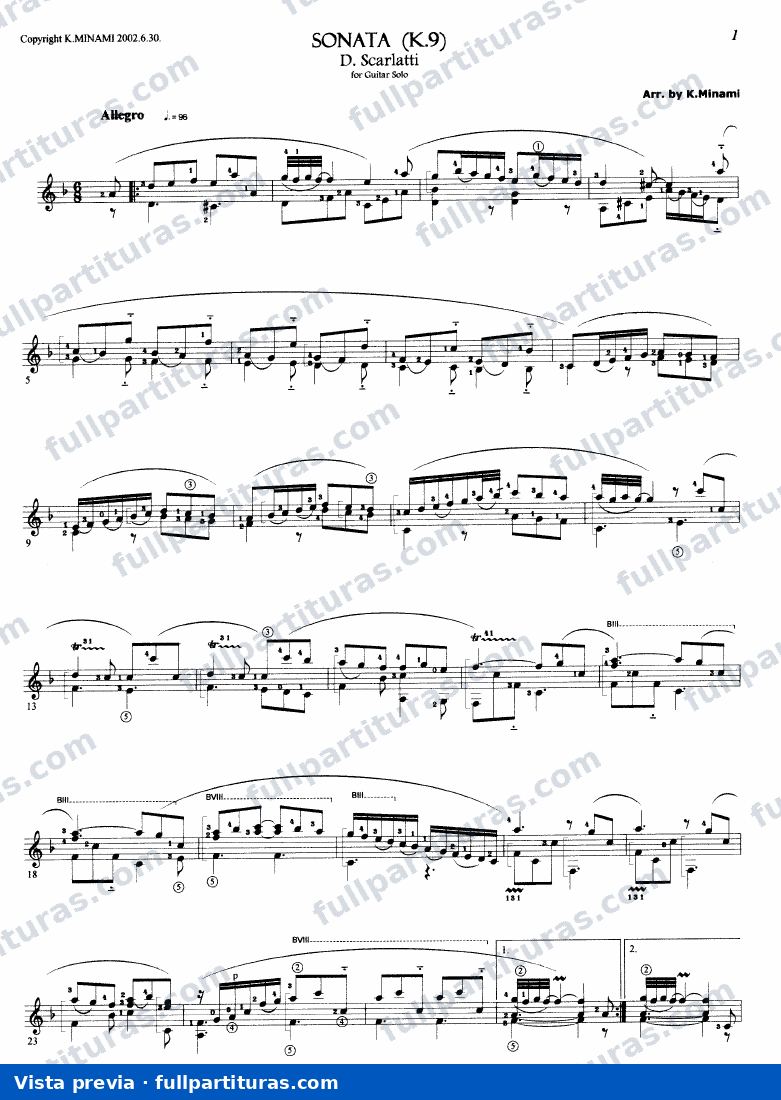 Scarlatti: Sonata nº 9 — preview