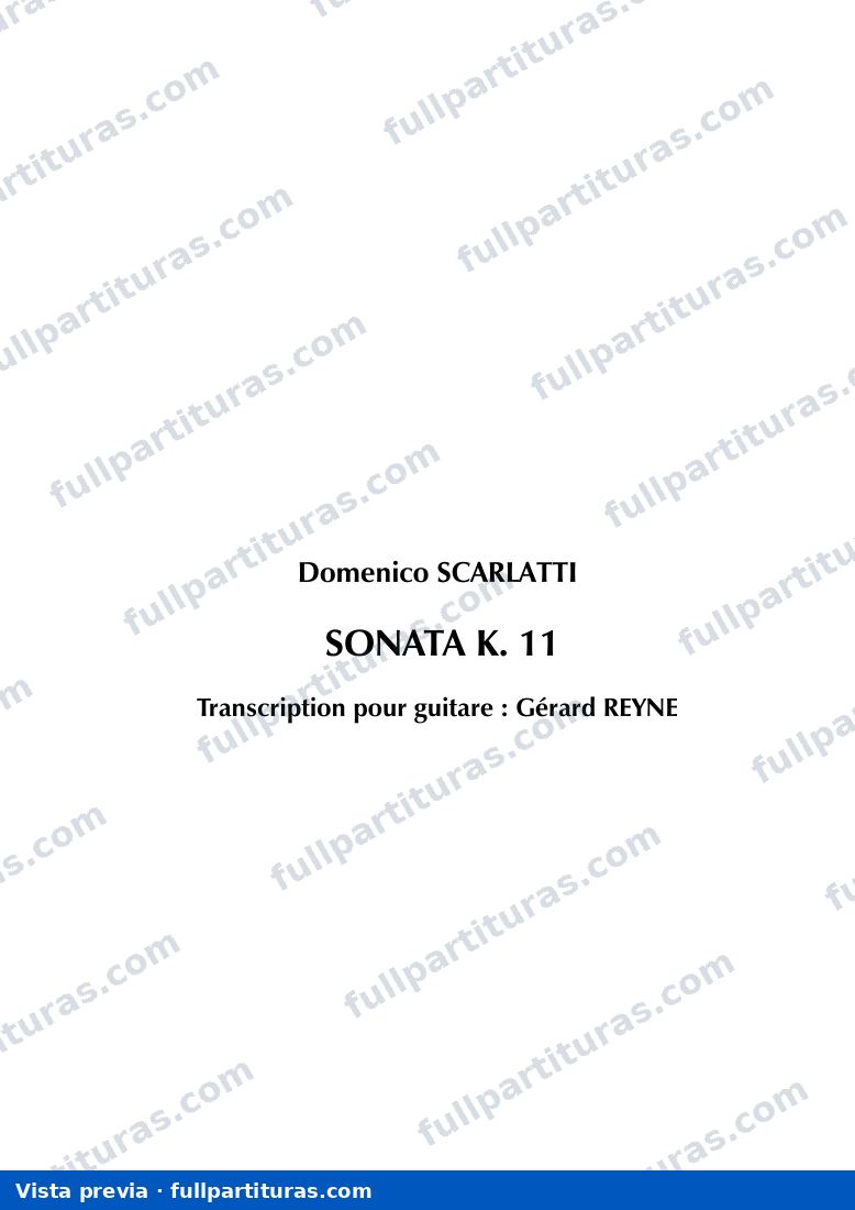 Scarlatti: Sonata K 11 — preview