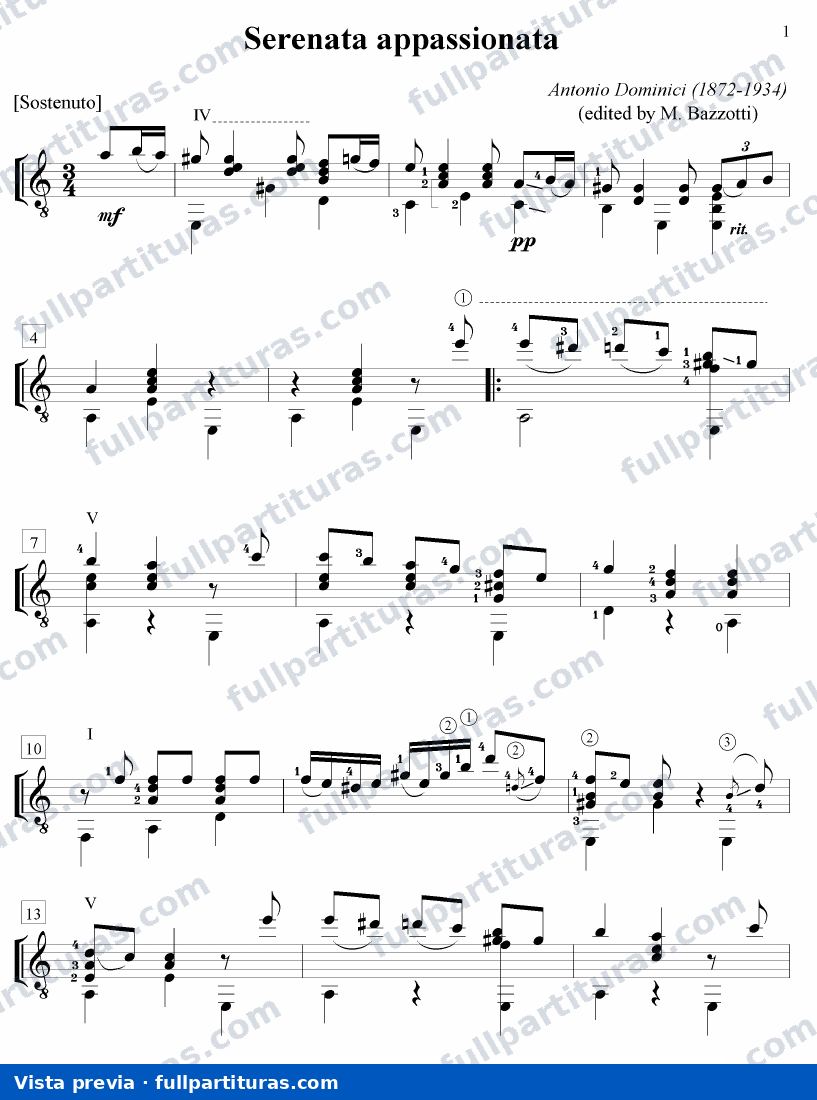 Serenata appassionata — preview