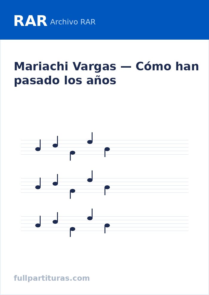 Cómo han pasado los años — preview