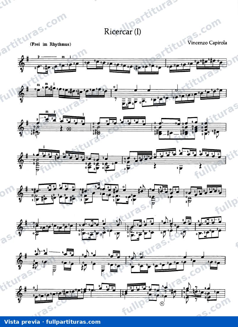 Ricercar 1 y 2 — preview
