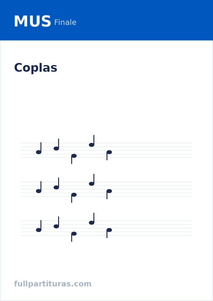 Coplas — vista previa