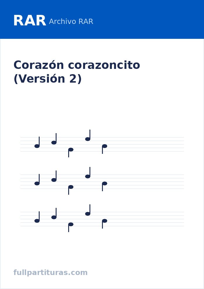 Corazón corazoncito (Versión 2) — vista previa