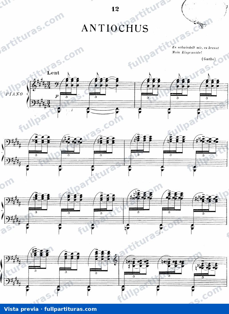 Le Rossignol perdu: Antiochus — preview