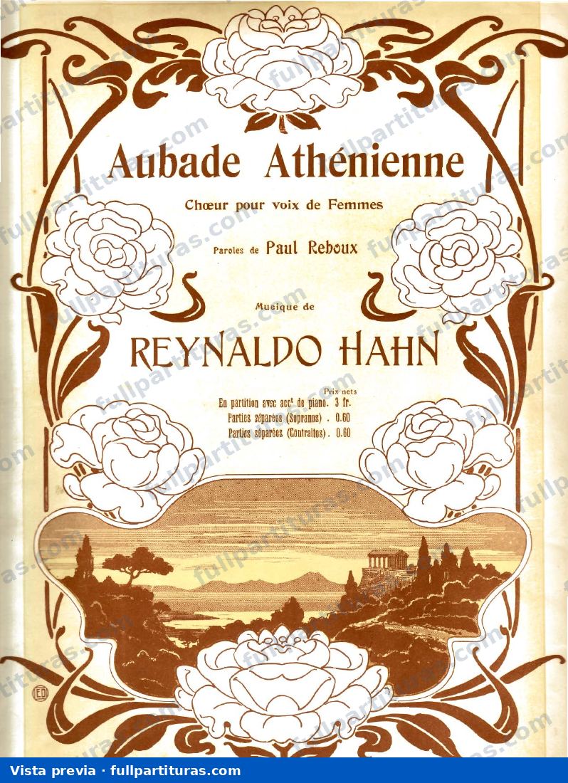Aubade athénienne — preview