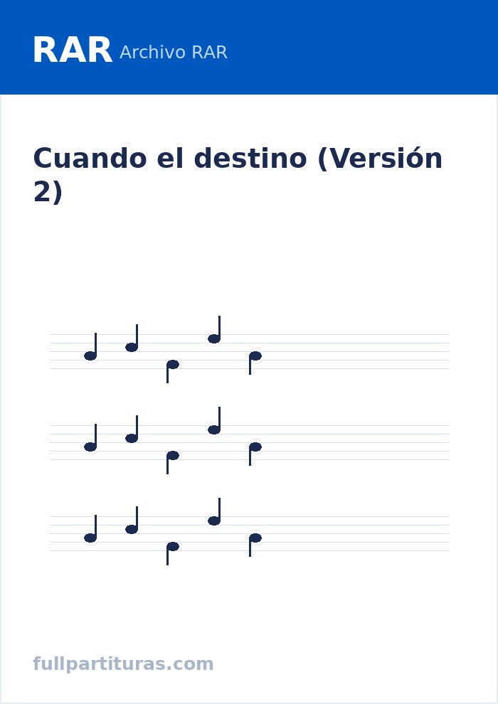 Cuando el destino (Versión 2) — vista previa