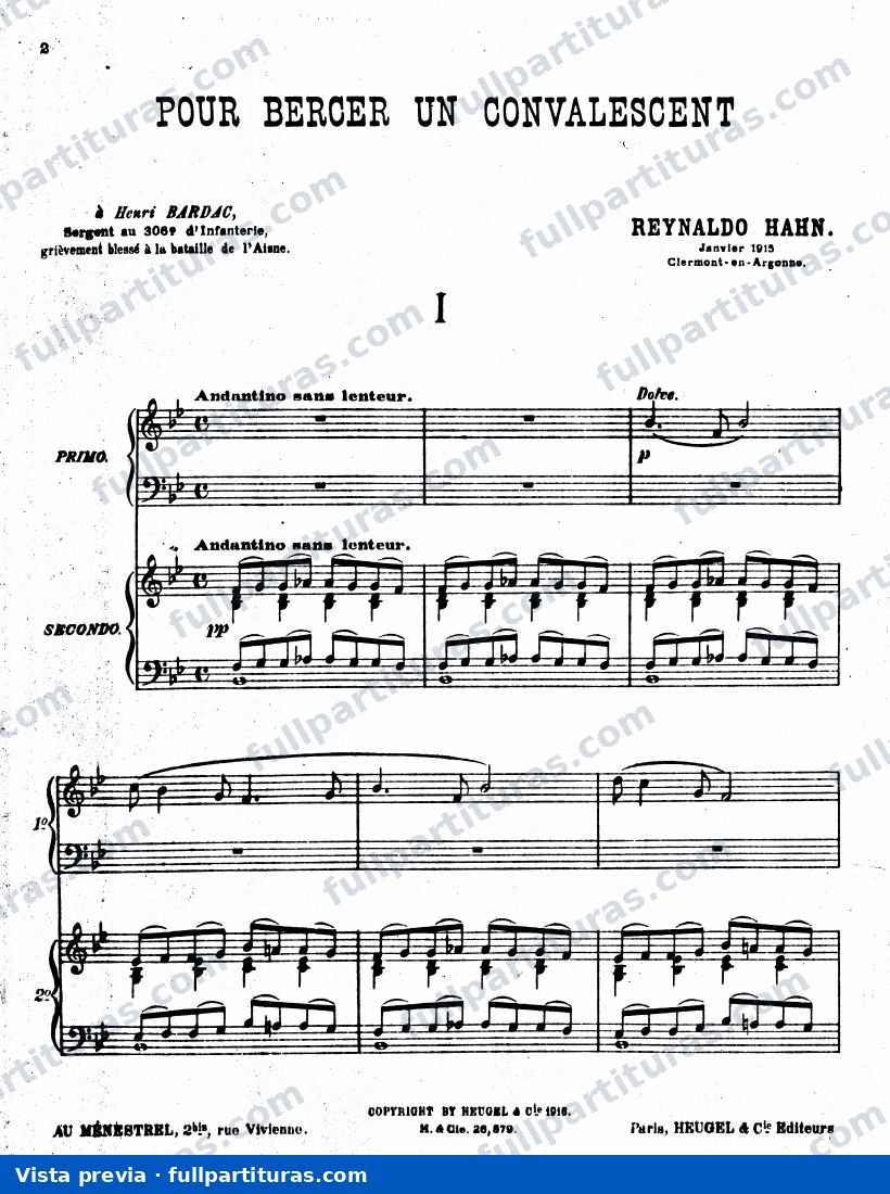 Pour bercer un convalescent — preview