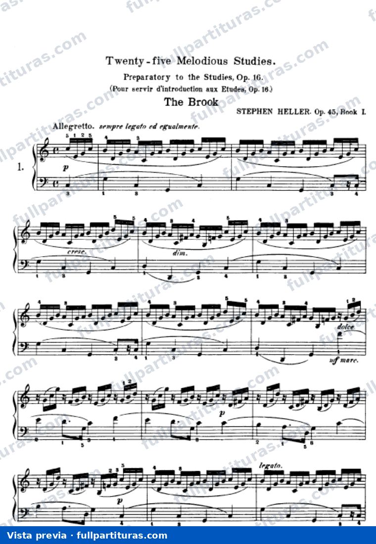 25 Melodious Studies, Op 45 — preview