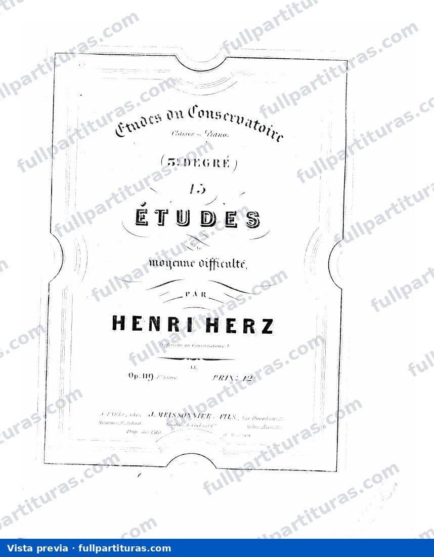 30 Etudes progressives, Op.119: Primera suite — preview