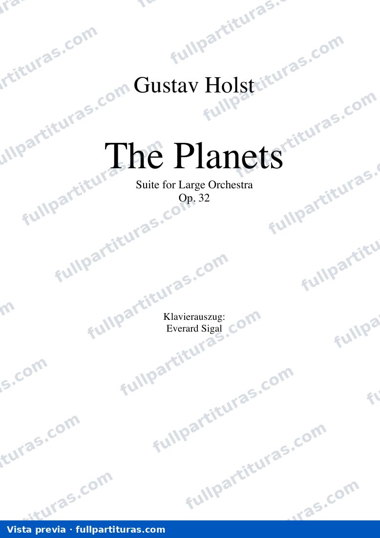 Los Planetas (Versión para piano solo) — preview