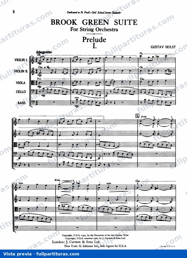 Brook Green Suite — preview