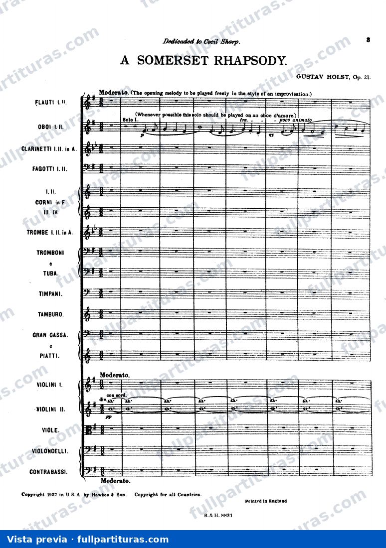 A Somerset Rhapsody Op_21 — preview