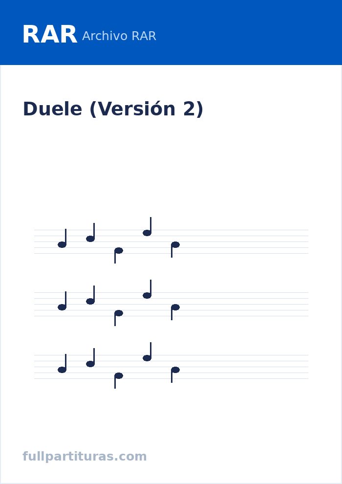 Duele (Versión 2) — vista previa