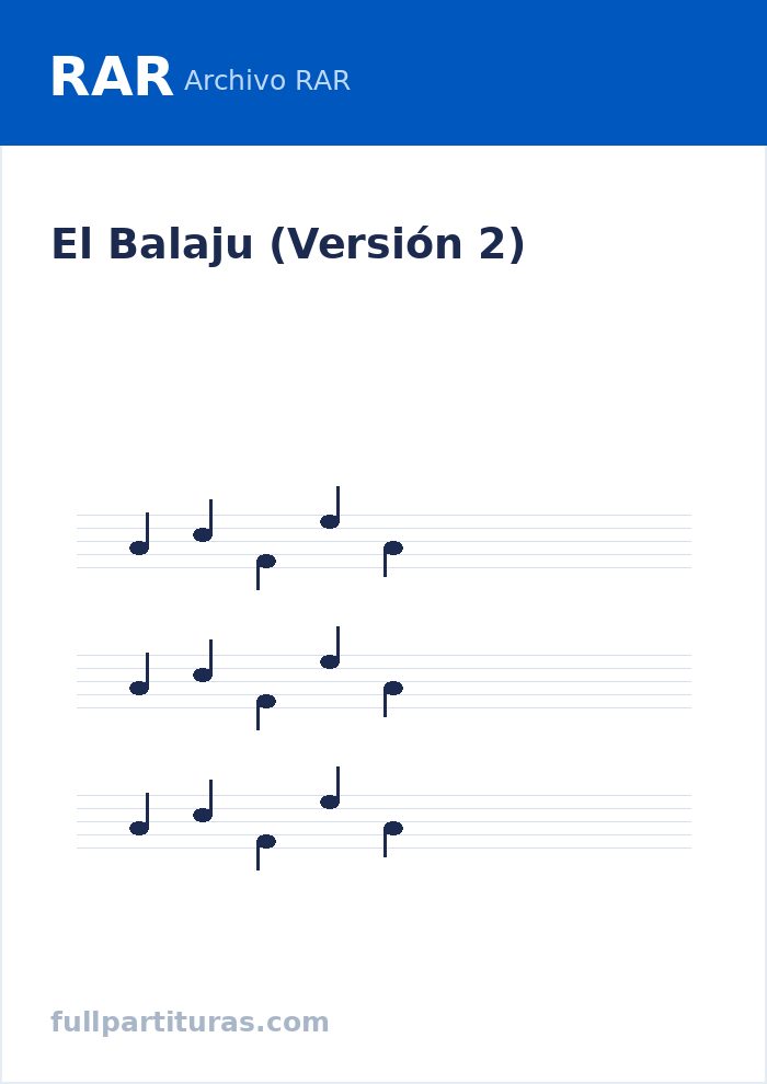 El Balaju (Versión 2) — vista previa