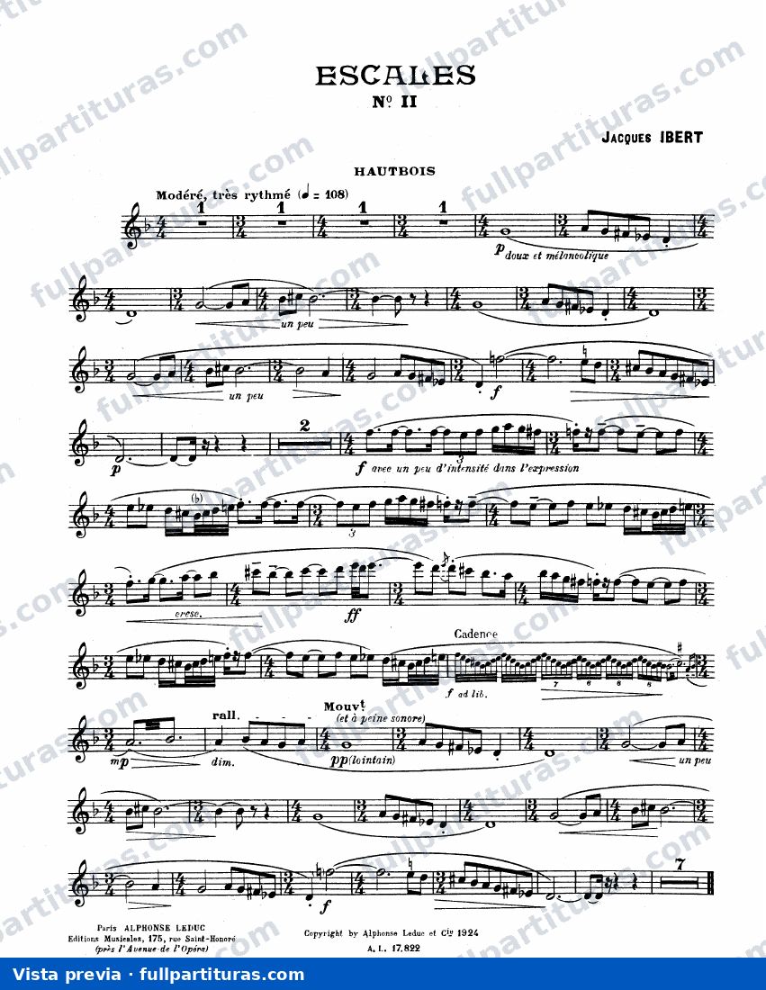 Diane de Poitiers: Versión para oboe y piano — Vorschau
