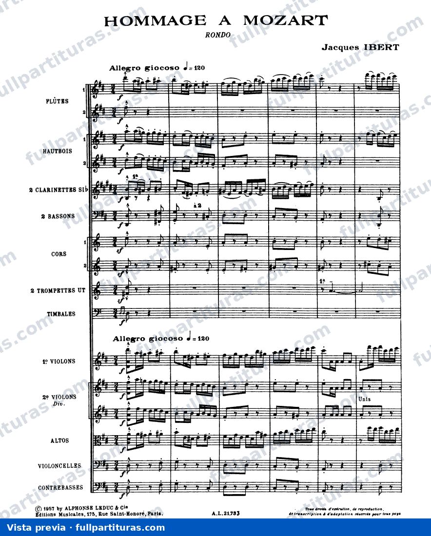 Hommage àMozart — preview