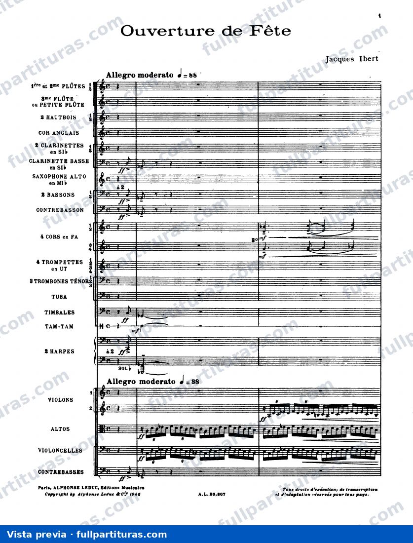 Ouverture de fête — preview