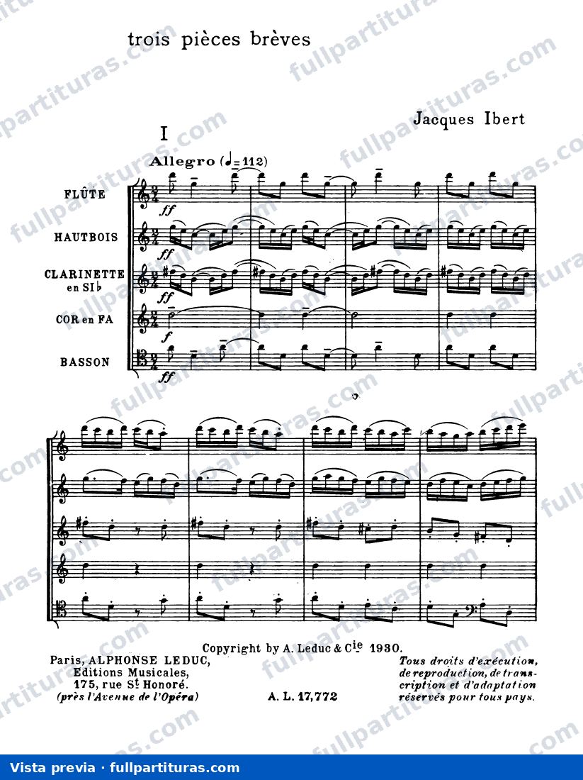 3 Pièces brèves — preview