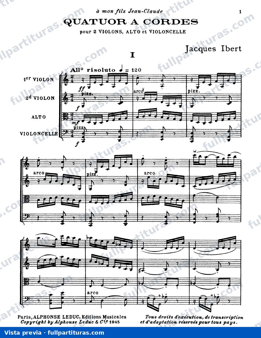 String Quartet — preview