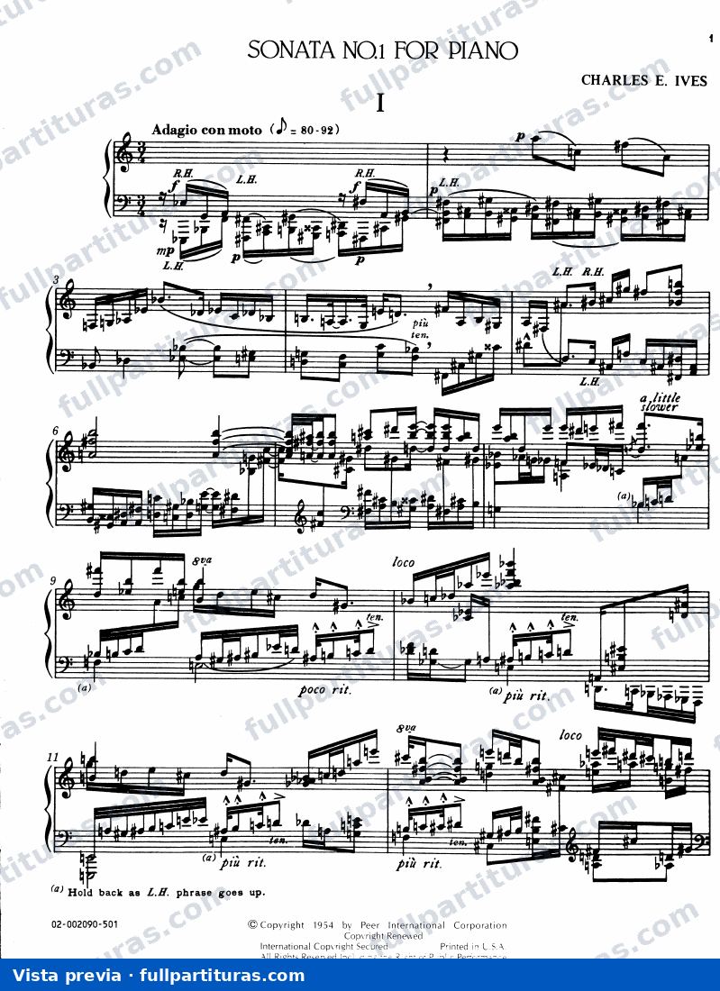 Piano Sonata No. 1 — Vorschau