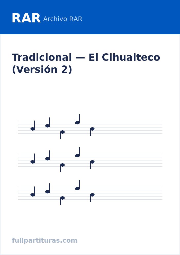 El Cihualteco (Versión 2) — preview