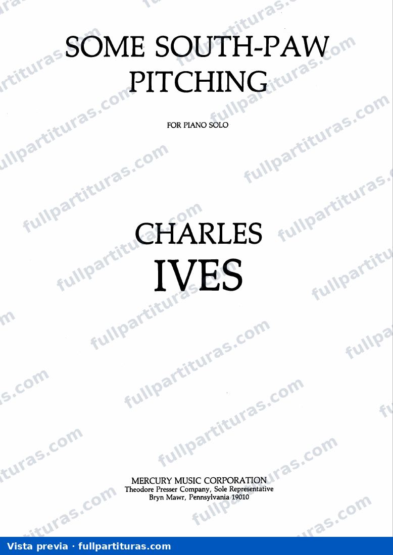 Some South-Paw Pitching — preview