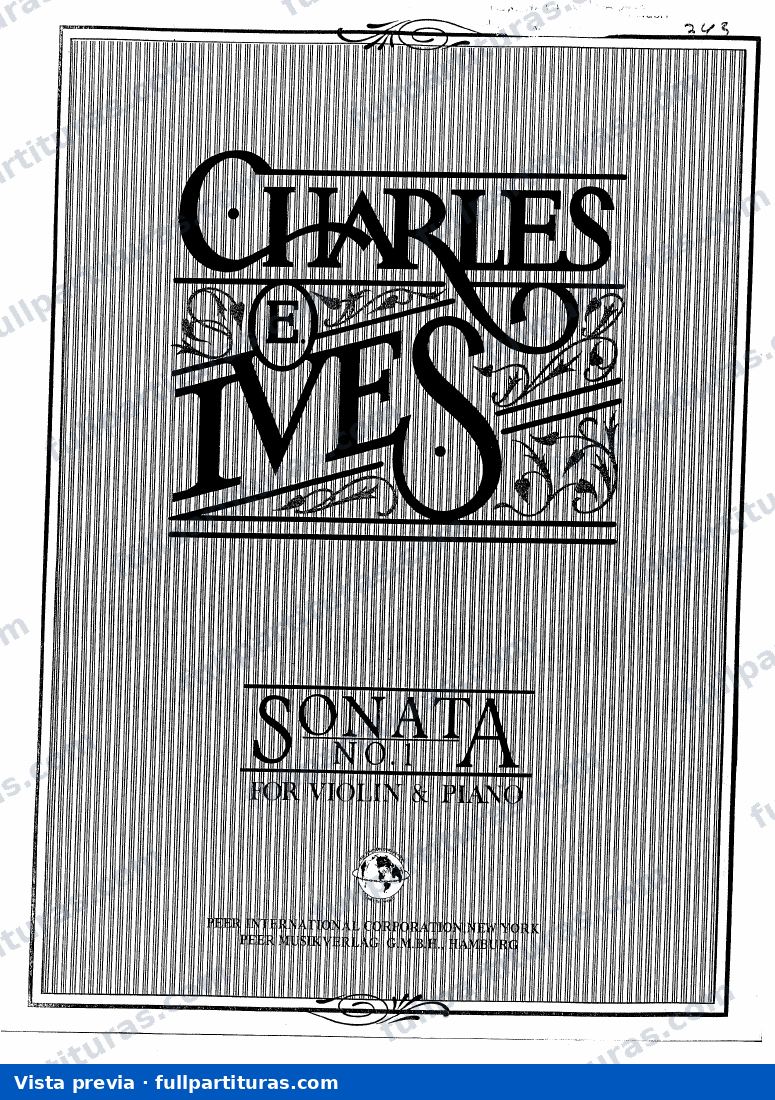 Violin Sonata No.1 — preview