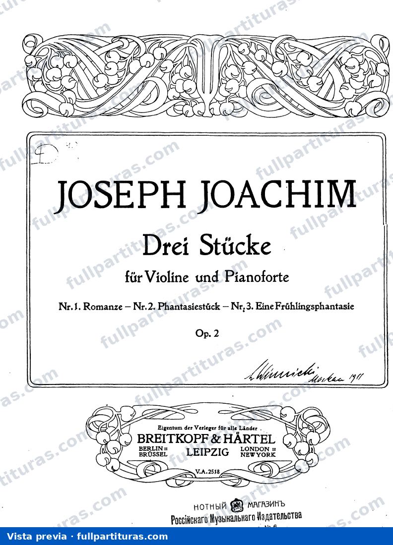 3 Stücke, Op.2 — preview