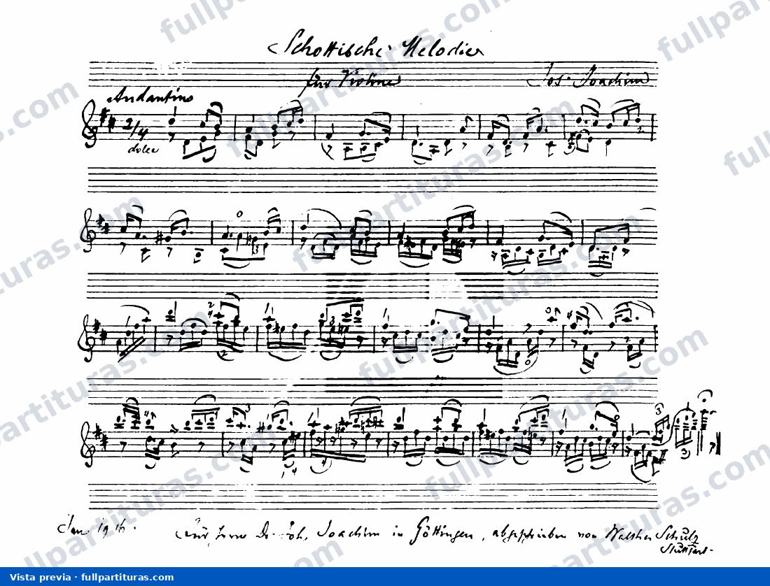 Schottische Melodie — preview
