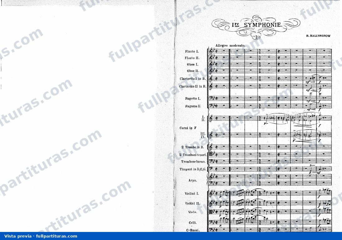  I. Allegro moderato — vista previa