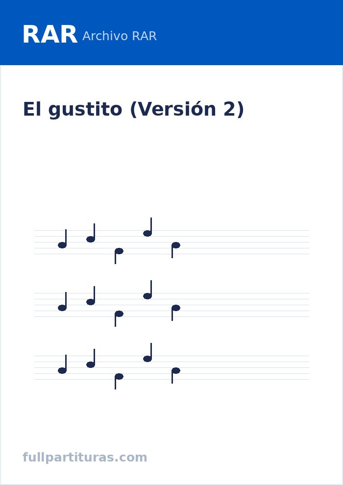 El gustito (Versión 2) — vista previa