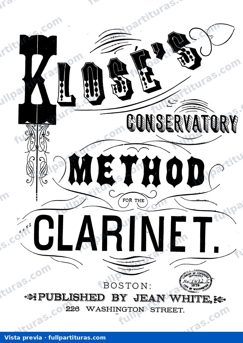 Método completo de clarinete — vista previa