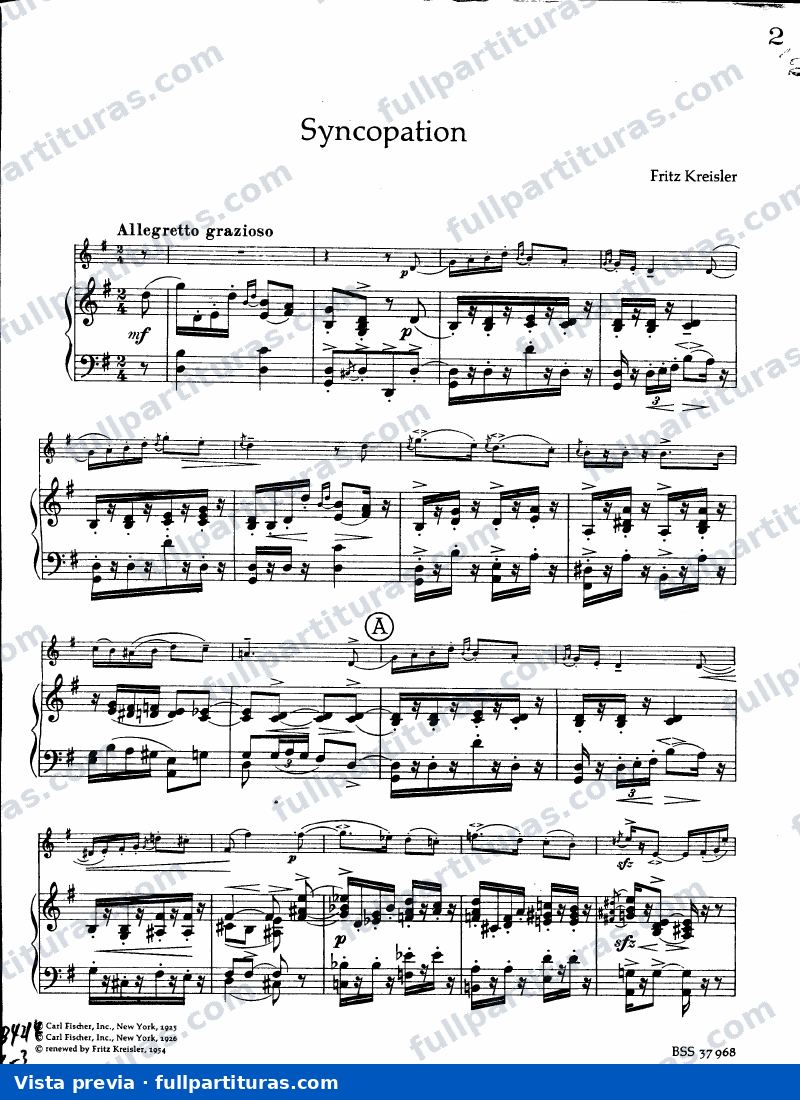 Syncopation — preview