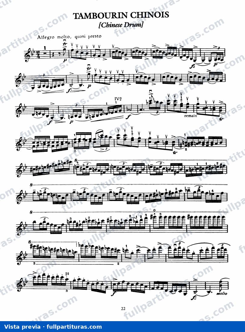 Partichelas violín — preview