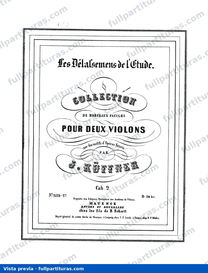 Les delassemens de l'etude: ViolÃ­n 2 — preview